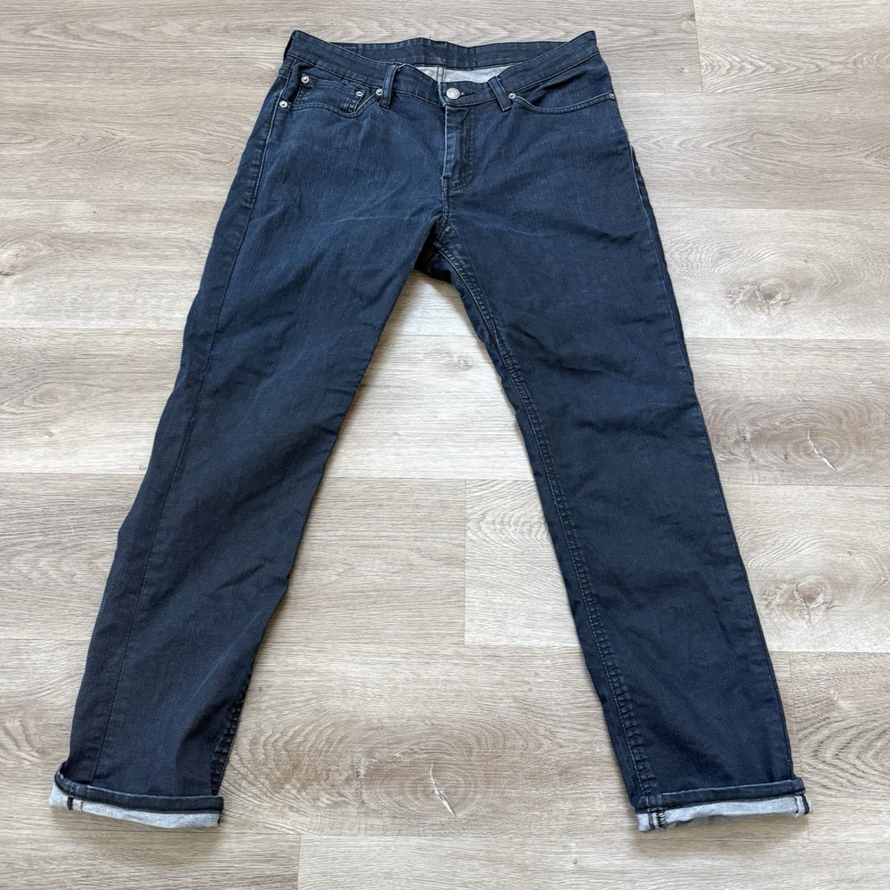 Levi's 511 Slim Commuter Jeans Reflective Selvedge Scotchlite Blue ACTUAL 32x29